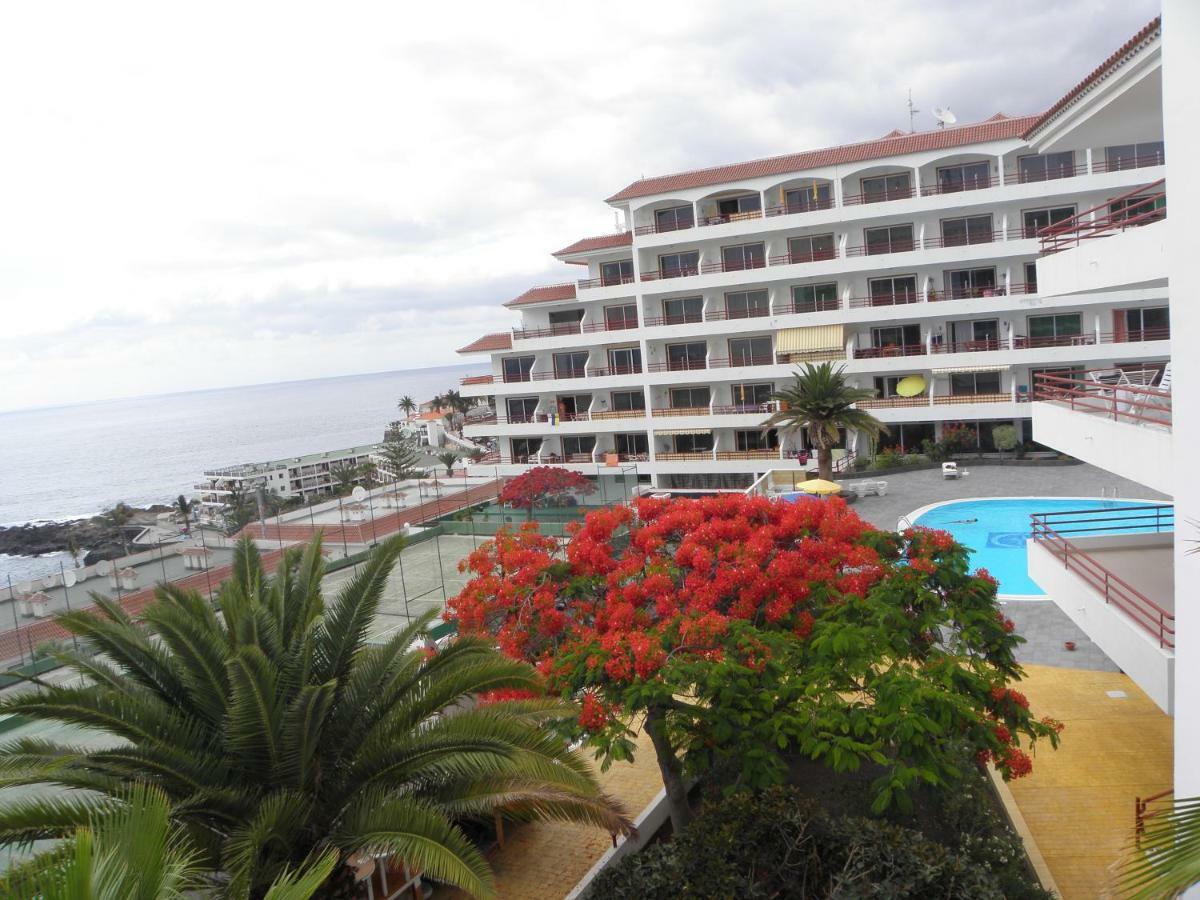 First Line Beach Apartment With Ocean View La Arena Puerto de Santiago  Exterior photo