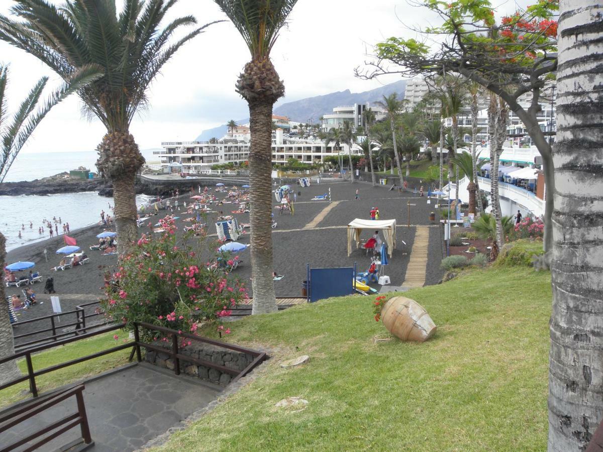 First Line Beach Apartment With Ocean View La Arena Puerto de Santiago  Exterior photo