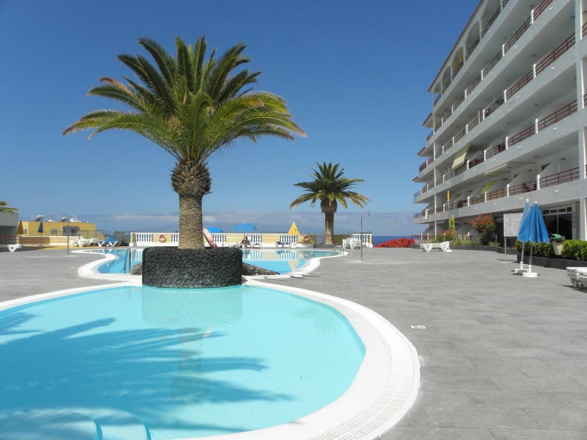 First Line Beach Apartment With Ocean View La Arena Puerto de Santiago  Exterior photo