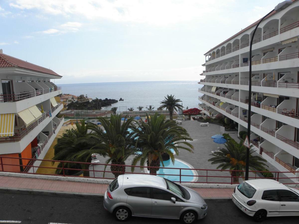 First Line Beach Apartment With Ocean View La Arena Puerto de Santiago  Exterior photo