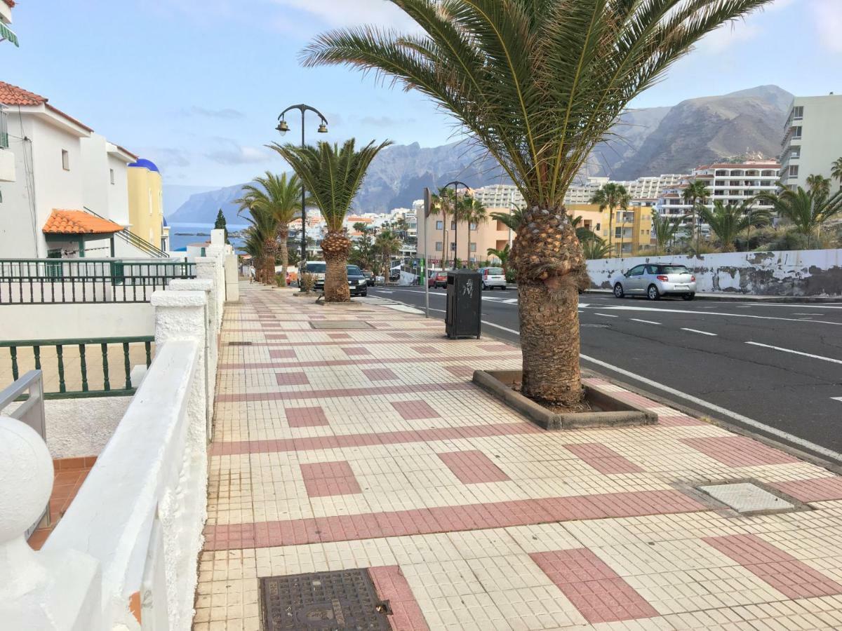 First Line Beach Apartment With Ocean View La Arena Puerto de Santiago  Exterior photo